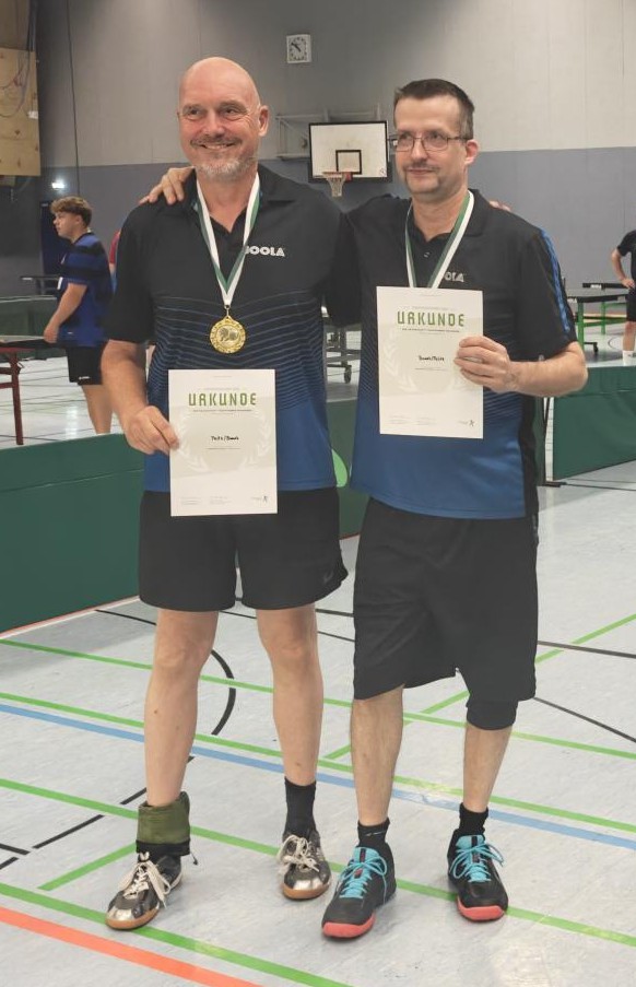 Siegerdoppel der Senioren 40-Klasse